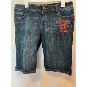 G-Unit Clothing Co Women's Jean Shorts Hip Hop Rap 50 Cent Size 9 Bling Low Rise